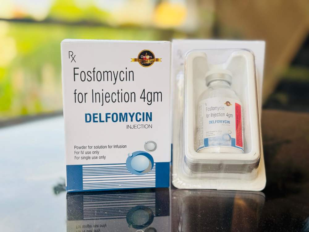 DELFOMYCIN®- 4gm Injection - Delight Biopharma Pvt. Ltd